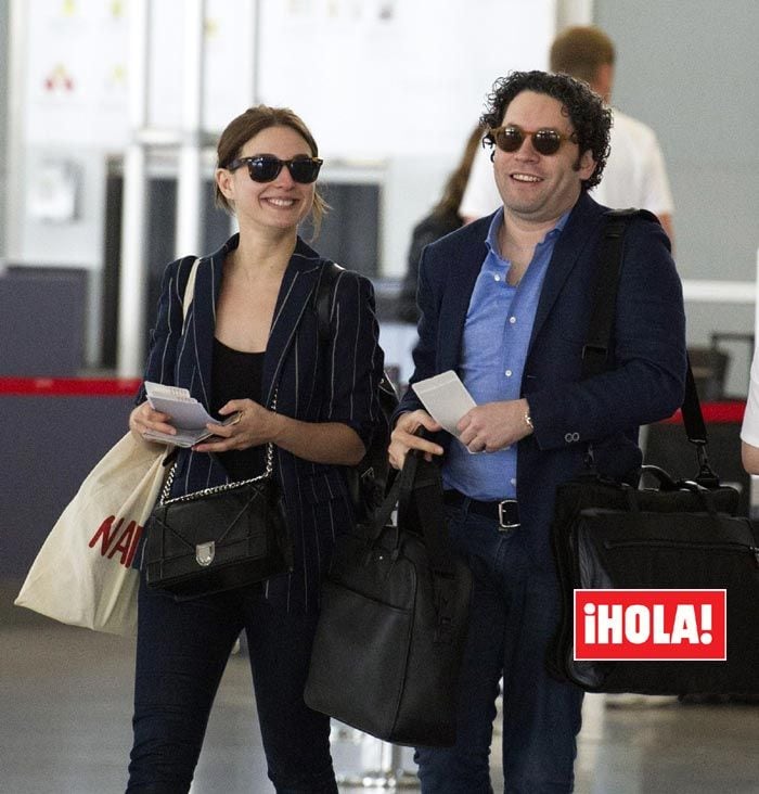 María Valverde y Gustavo Dudamel