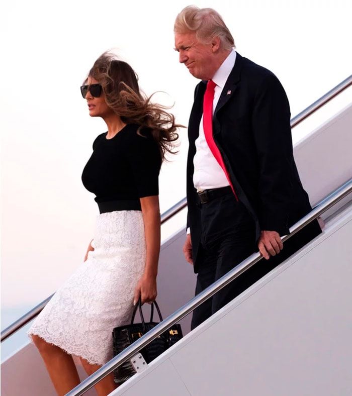 melania trump croco birkin a