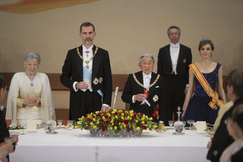 Reyes Felipe y Letizia en Japón