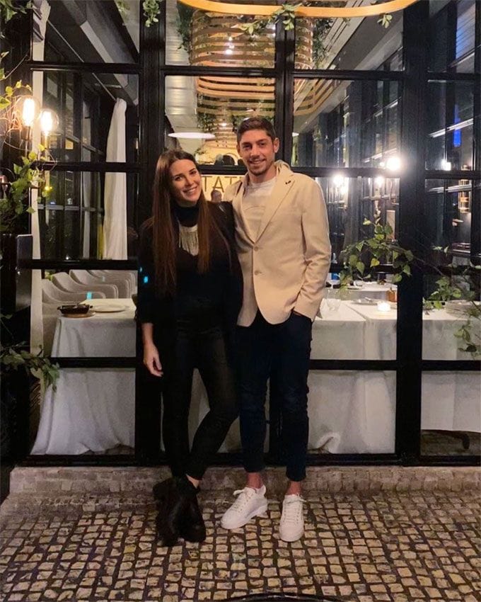 Fede Valverde y Mina Bonino