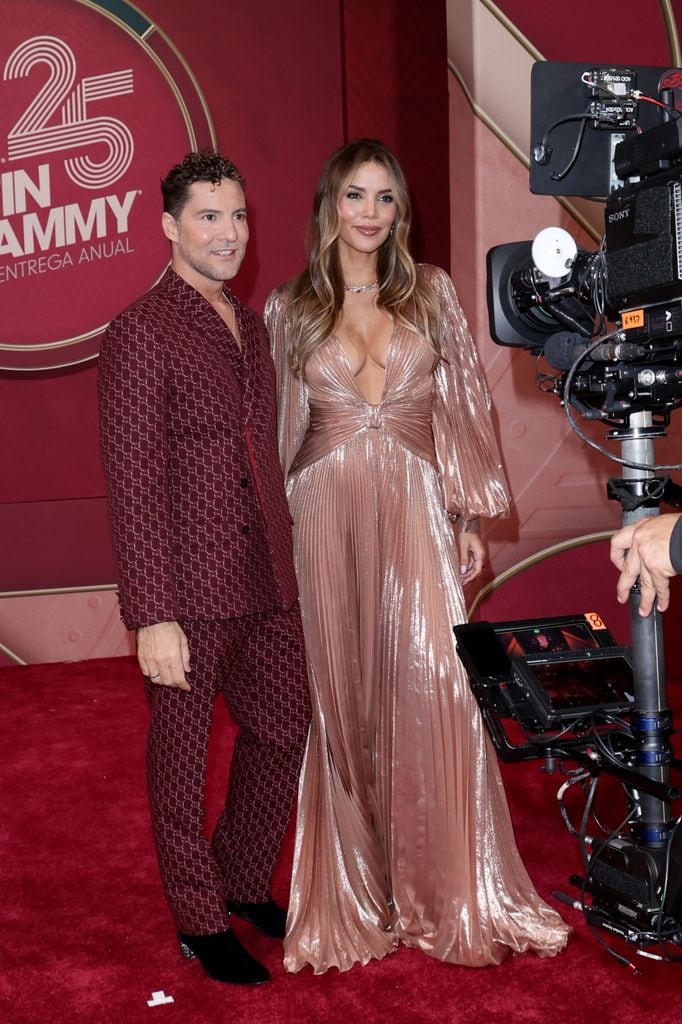 David Bisbal y Rosanna en la 25 edición de los Premios Grammy Latinos. 14 de noviembre de 2024, Miami