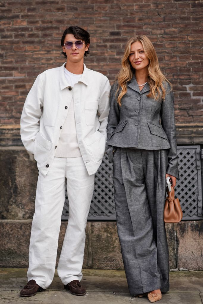 Nicolás de Dinamarca y Benedikte Thoustrup en Copenhagen Fashion Week