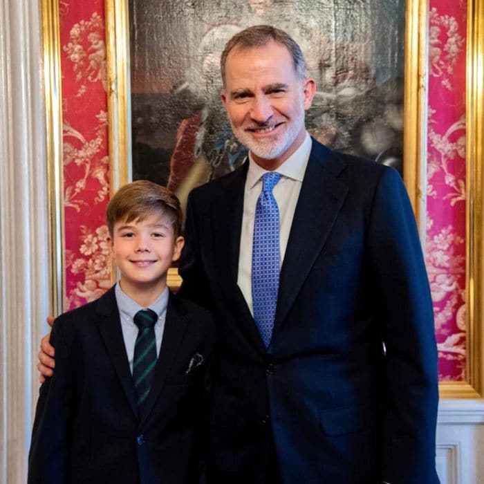 Felipe VI y su ahijado, Vincent de Dinamarca