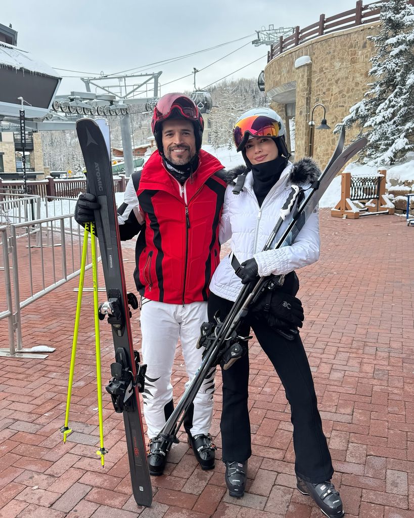 Ana Patricia Gámez y su esposo Luis Carlos Martínez. 