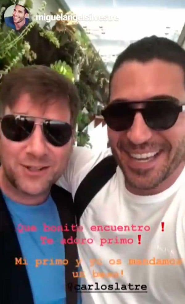 Miguel Ángel Silvestre y Carlos Latre