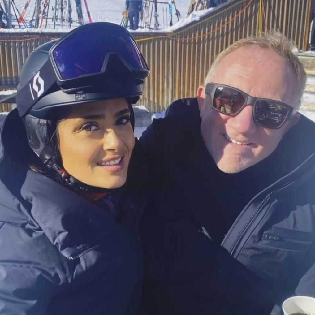 Salma Hayek y su esposo Francois-Henri Pinault