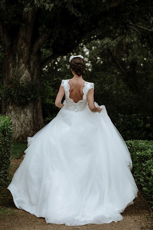 Vestido de novia de princesa