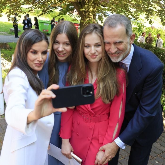 La princesa Leonor en su graduación