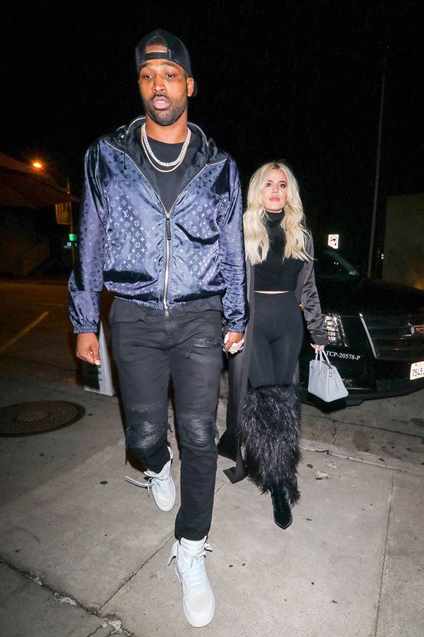 Khloé Kardashian y Tristan Thompson 