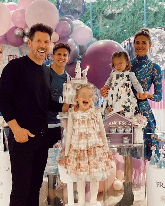 : el cumpleaños de la 'princesa' Francesca, la hija de Carla Pereyra y Simeone