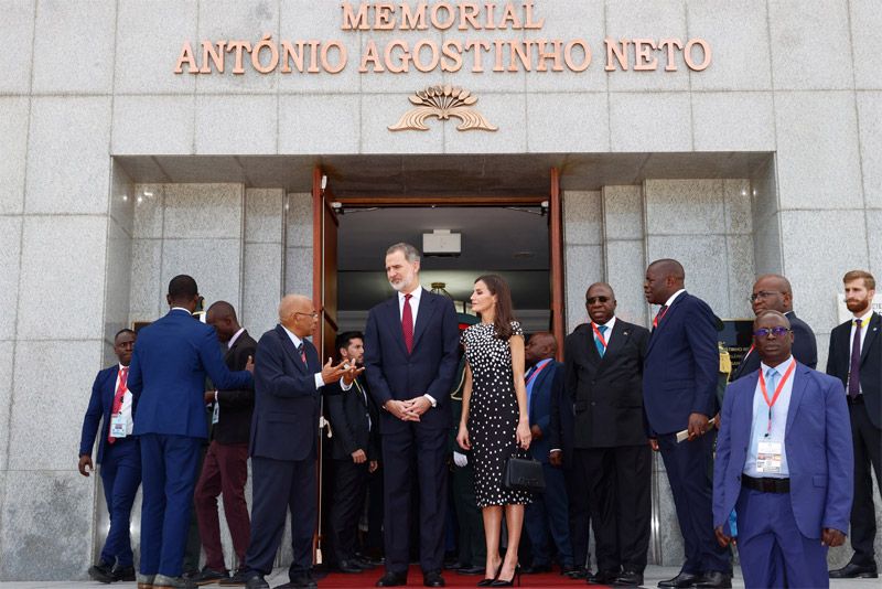 Los reyes Felipe y Letizia en Angola