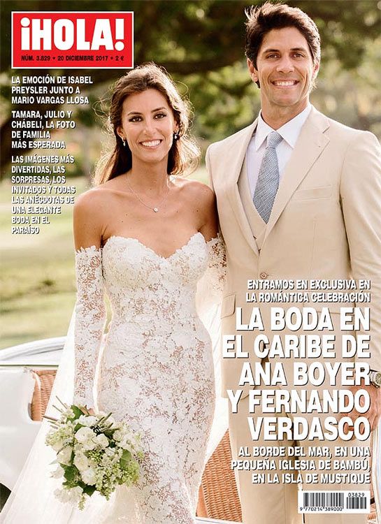 Portada de ¡HOLA! con la boda de Ana Boyer y Fernando Verdasco