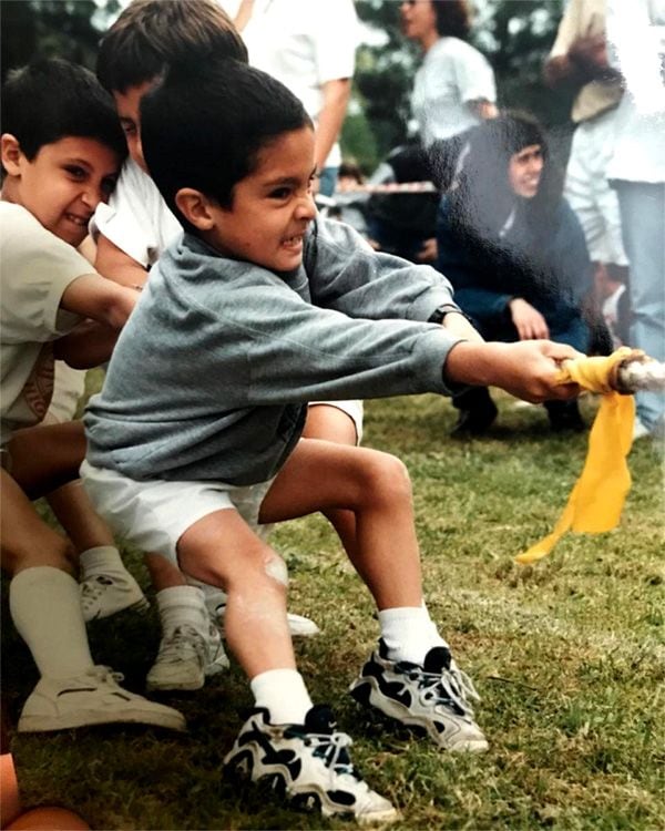 Chino Darín de niño