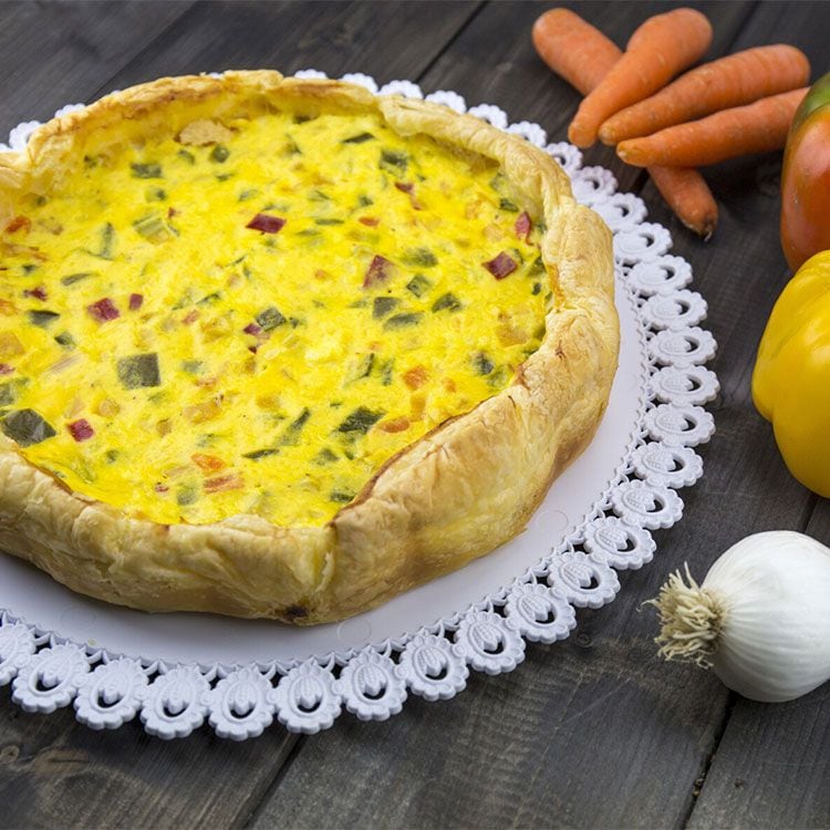 'Quiche' vegetal