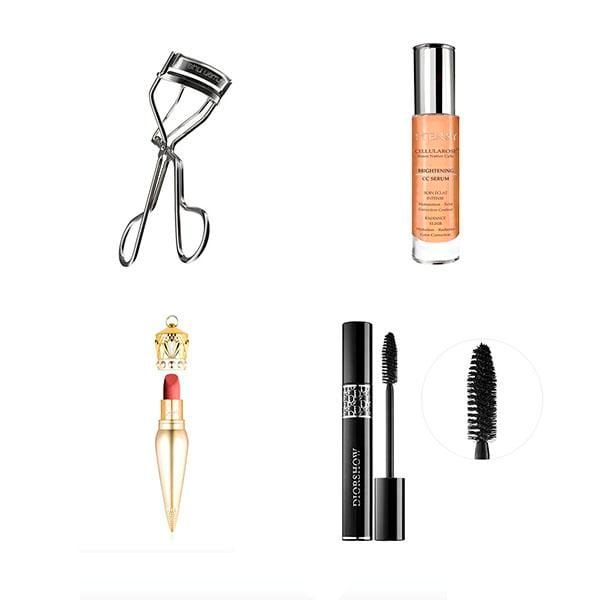 collage louboutin serum dior shu uemura