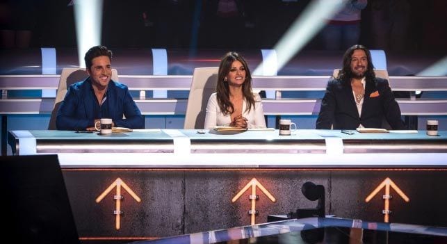 David Bustamante, Mónica Cruz y Rafael Amargo se encargarán de elegir al mejor bailarín aficionado en Top Dance (Imagen Antena 3)
