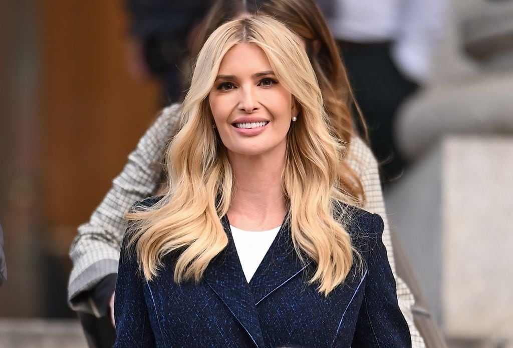 NEW YORK, NEW YORK - NOVEMBER 08: Ivanka Trump leaves the New York State Supreme Court on November 08, 2023 in New York City.  (Photo by James Devaney/GC Images)