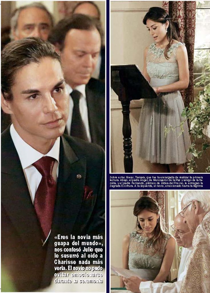 Boda de Julio Iglesias Jr. y Charisse Verhaert