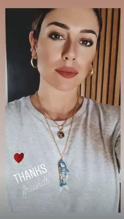 Blanca Suárez con collar pez de Avellaneda