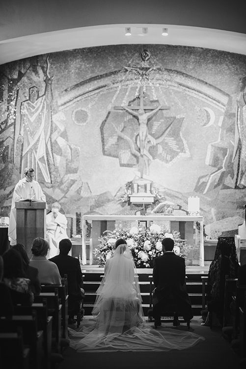La boda religiosa de Ana en pandemia en Madrid