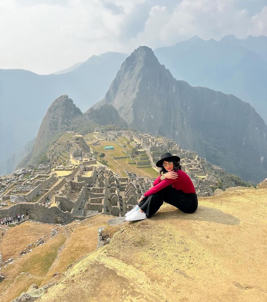 La reina de belleza se quedó enamorada de Machu Picchu