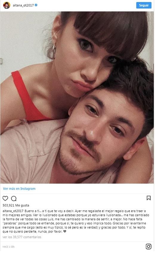 Aitana y Cepeda