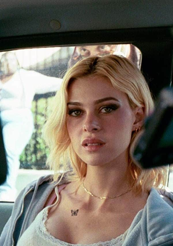 Nicola Peltz en el rodaje de la película 'Lola James'