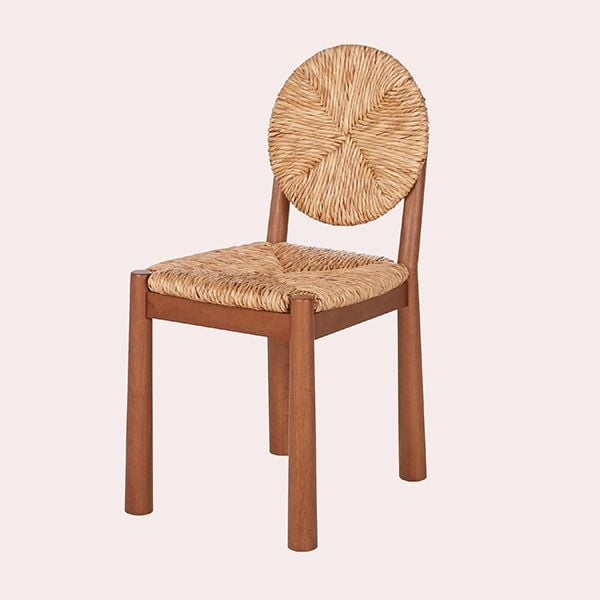 Silla de Madera de Fresno y Junco LEELA Maisons du Monde