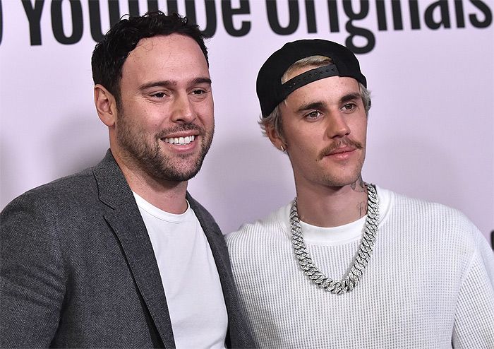 Scooter Braun y Justin Bieber