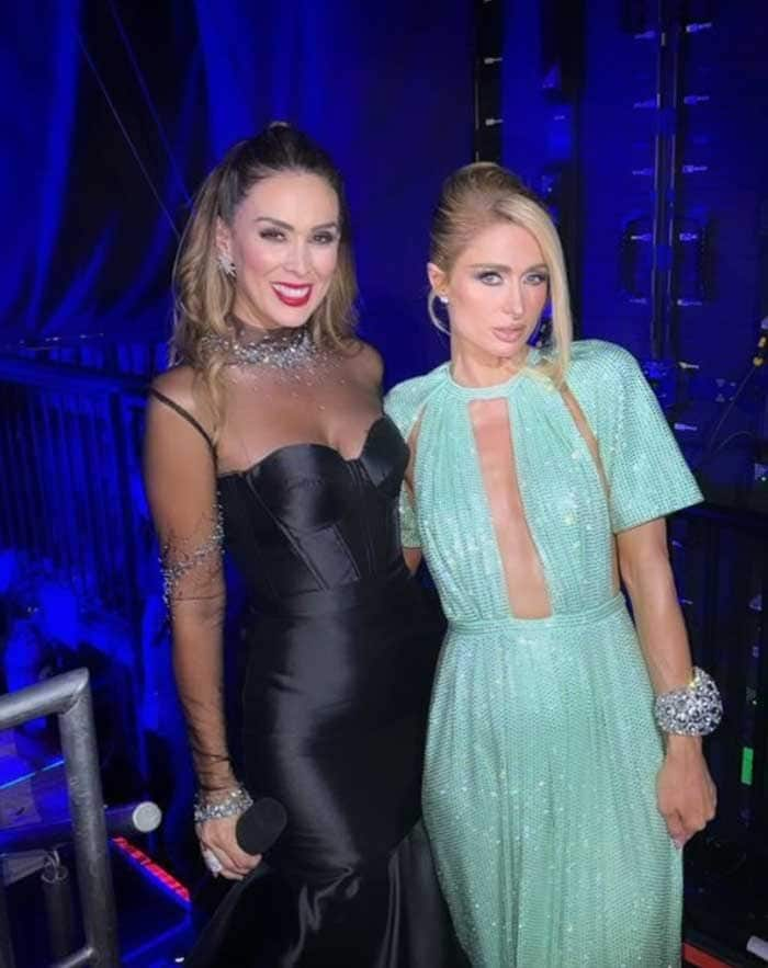 Jacky Bracamontes y Paris Hilton 