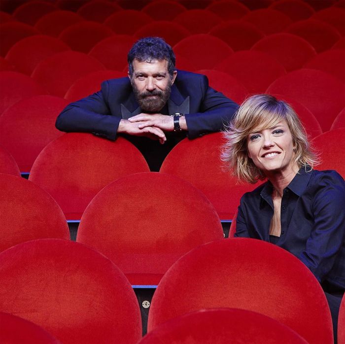 María Casado y Antonio Banderas