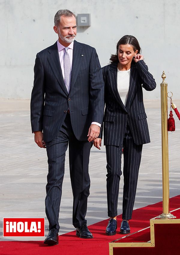 S.M Los Reyes de España partiendo al viaje de estado en Alemania