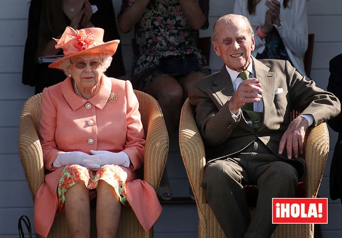 Felipe de Edimburgo y la reina Isabel