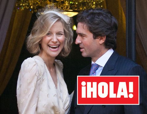 La revista ¡HOLA! ofrece a sus lectores las mejores fotografías de la original y romántica boda de María León y Juan Garaizábal en el palacio familiar de Lebrija, en Sevilla