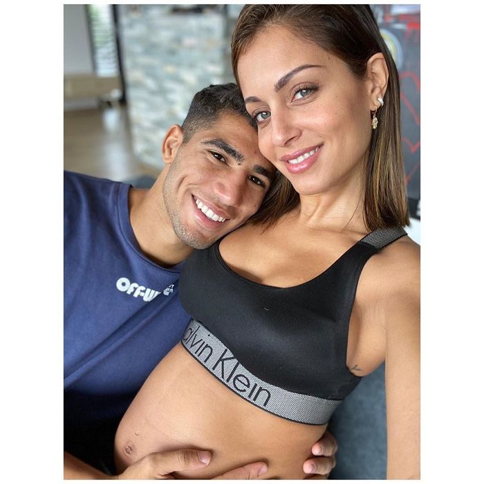 Hiba Abouk y Achraf Hakimi, dos futuros papás 