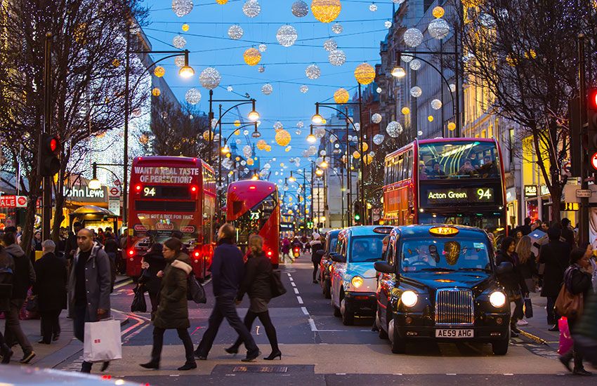 Oxford street londres luces navidad