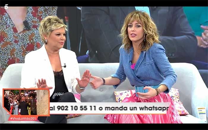 Terelu Campos habla con Emma García sobre su adiós a 'Sálvame'