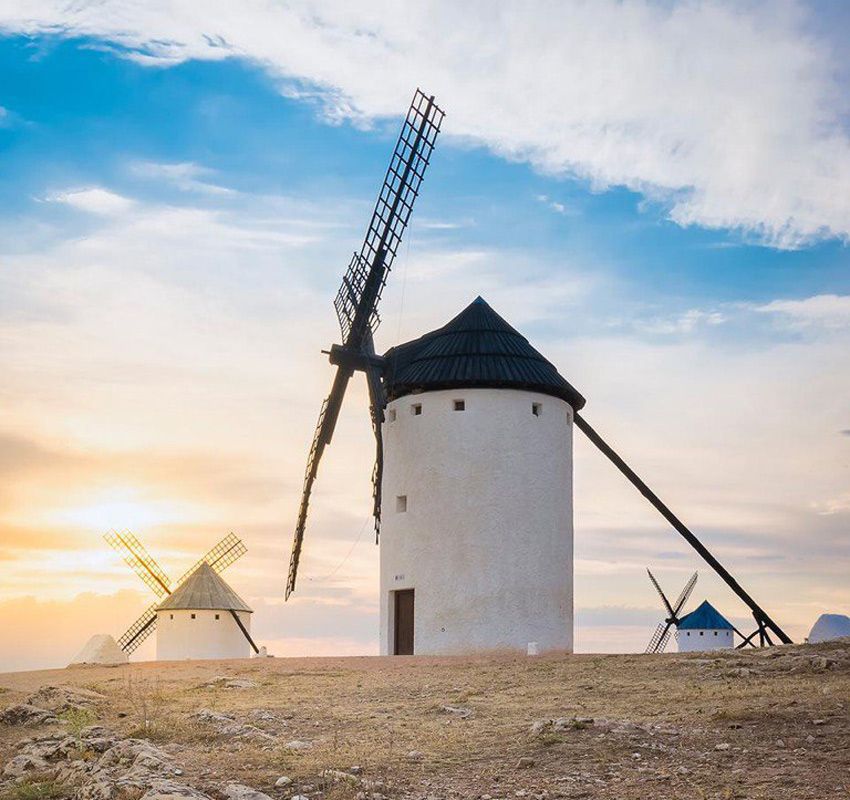 Molinos de Campo de Criptana, Ciudad Real, La Mancha