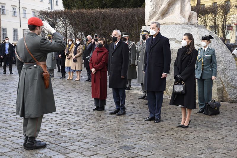 Reyes Felipe y Letizia en Viena