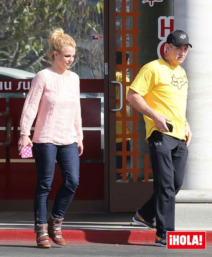 Britney Spears y su padre 