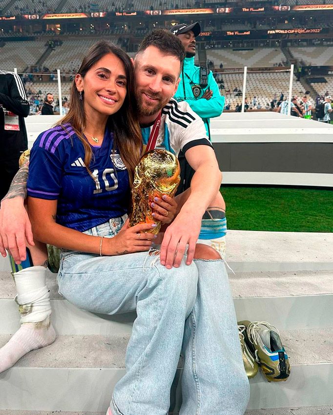 Messi y Antonela Roccuzzo