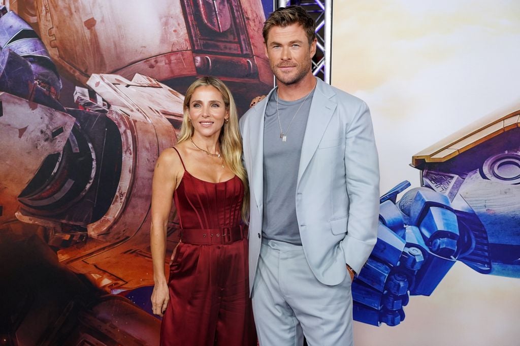 Elsa Pataky y Chris Hemsworth en la premier de 'Transformers One', en Australia