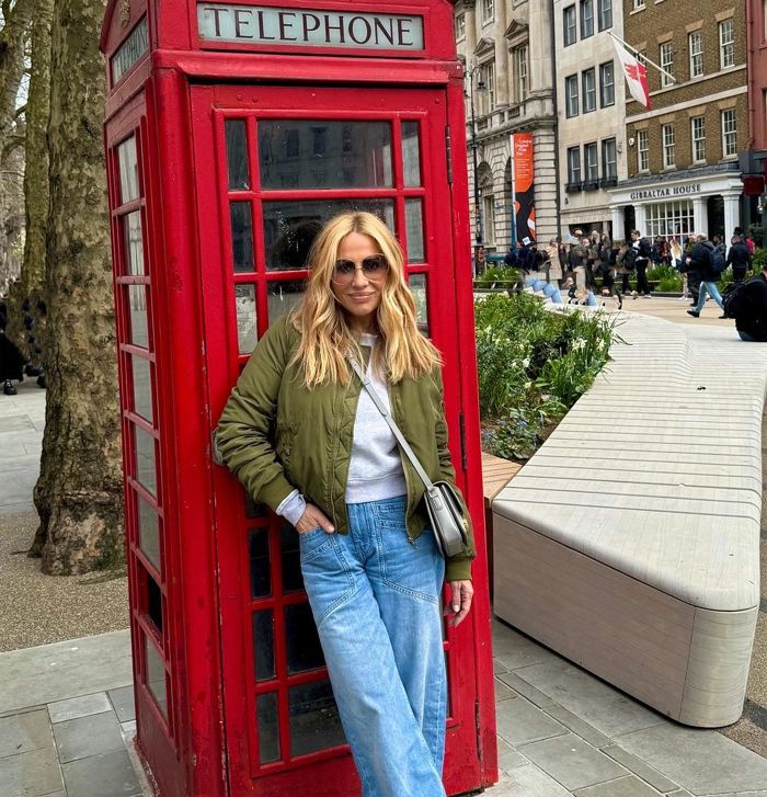 Marta Sánchez en Londres con su hija Paula