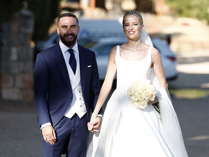 Las primeras imágenes de Dani Carvajal y Daphne Cañizares en su boda