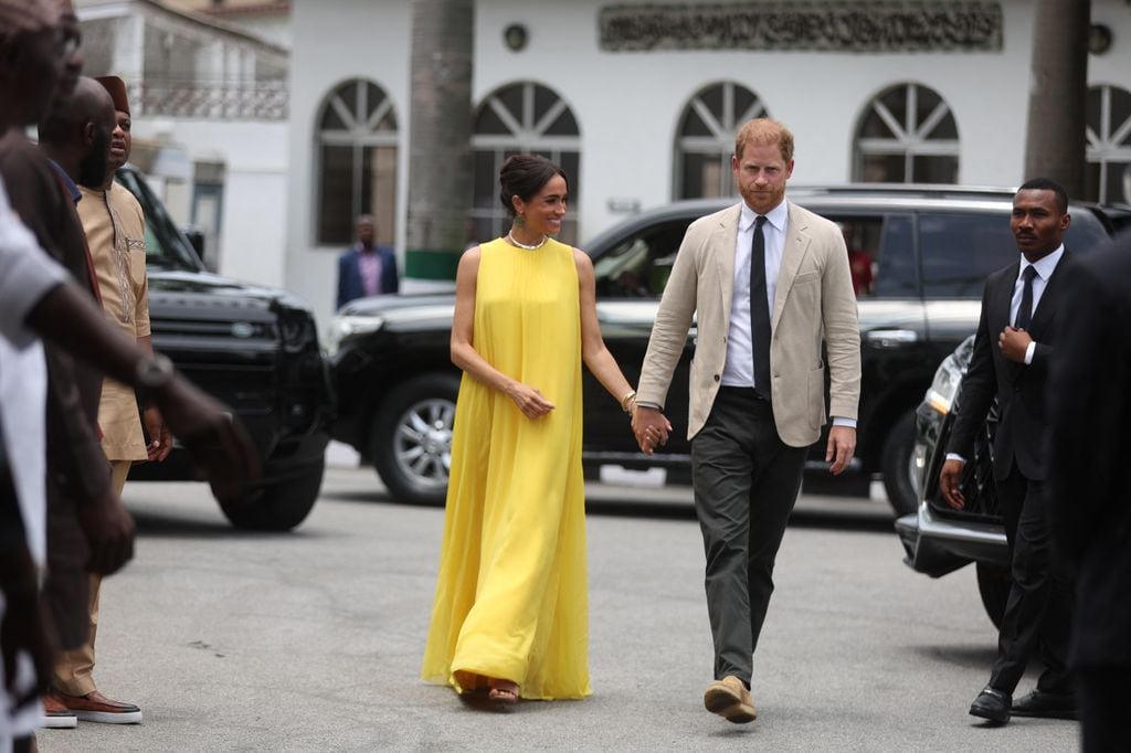 Príncipe Harry y Meghan Markle en Nigeria