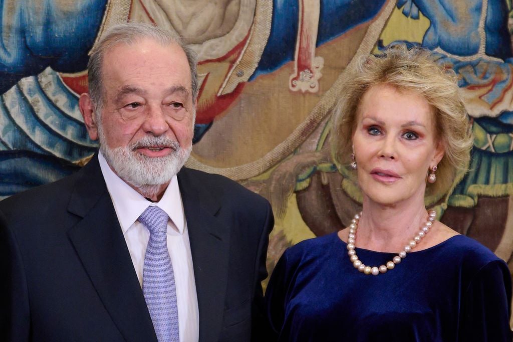 Carlos Slim y Mercedes Sánchez 