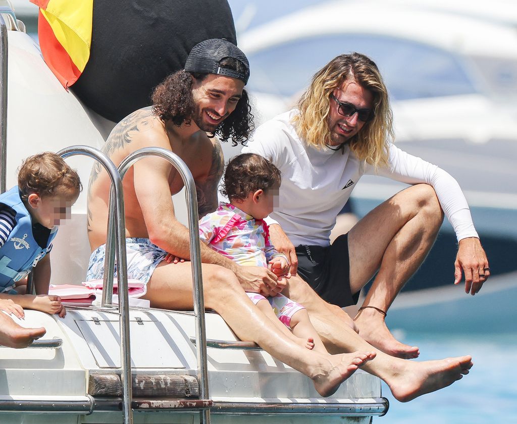 Marc Cucurella de vacaciones en Ibiza el 17 de julio de 2024