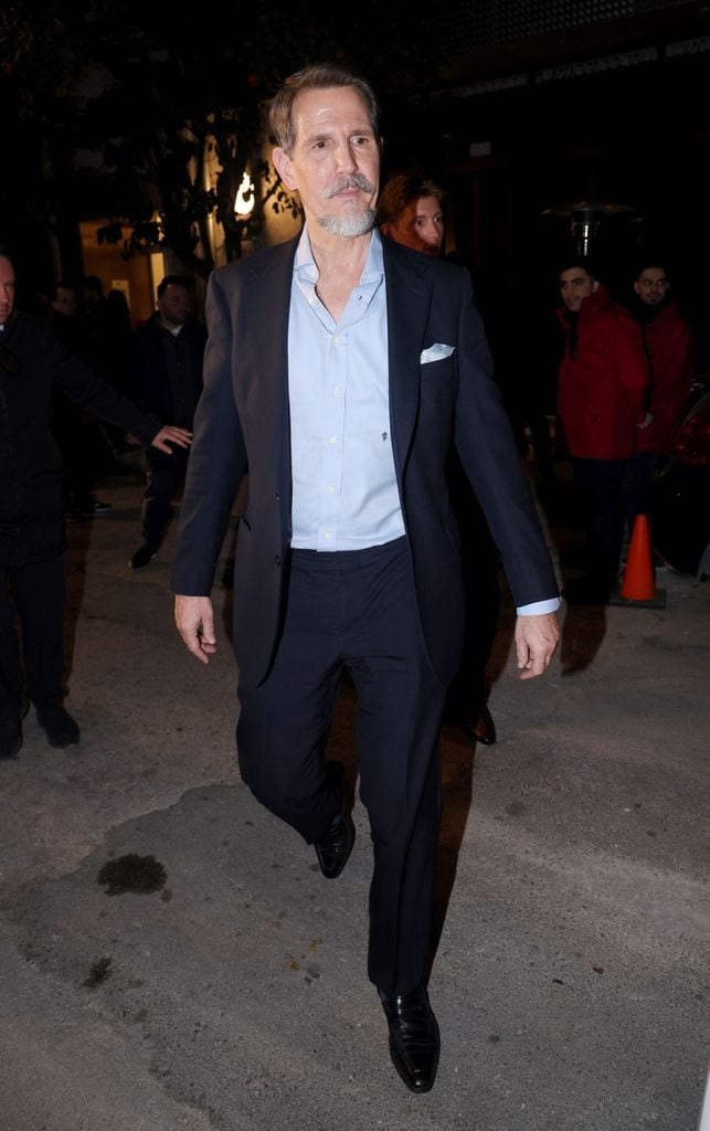 Pavlos, Crown Prince of Greece at the pre-wedding party for Prince Nikolaos and Chrysi Vardinogianni in Athens, Greece. BACKGRID UK 7 FEBRUARY 2025 