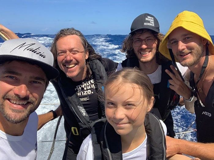 Pierre Casiraghi y Greta Thunberg finalizan con éxito su travesía por el Atlántico