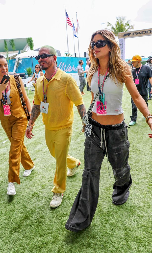 J Balvin y Valentina Ferrer